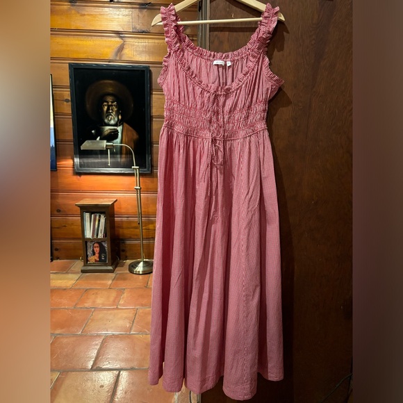 Doen Red Gingham Emmaretta Dress - Picture 2 of 8